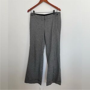 Club Monaco Women’s Gray Wide-Leg Trousers Size 4